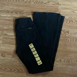 Rock and Roll Black denim Jeans High Rise Flare Bargain Bell Rock & Roll Cowgirl